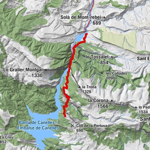 Àger - Cova de les Gralles - Cova Colomera - Sant Esteve de la Sarga