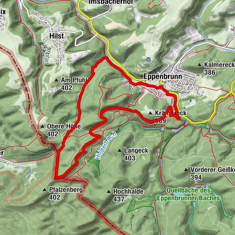 Eppenbrunn - Hohler Felsen - Kupper