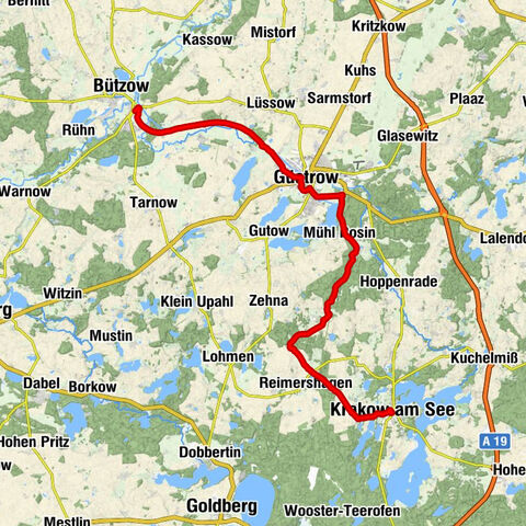 Bützow - Güstrow - Kurhaus Am Inselsee - Krakow am See