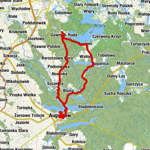 Gawrych Ruda - Kościół pw. Świętego Maksymiliana Marii Kolbego - Augustów - Kościół pw. Matki Bożej Anielskiej