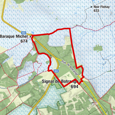 Signal de Botrange - Baraque Michel - Chapelle Fischbach