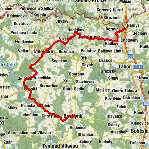 U Nádraží - Stará synagoga - svatý Bartoloměj - Bechyně