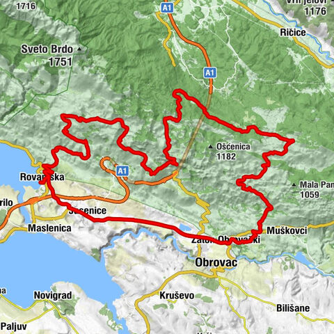 Bartol - Libinjska kosa - Kapelica Damira Tomljanovića - Kraljičina vrata