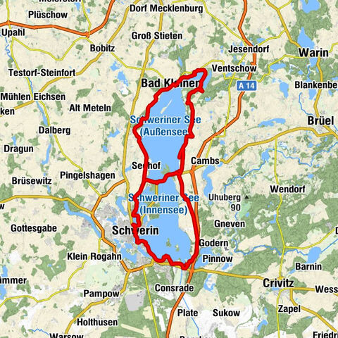 Schwerin - Propsteikirche Sankt Anna - Kirche Hohen Viecheln - Altstadt