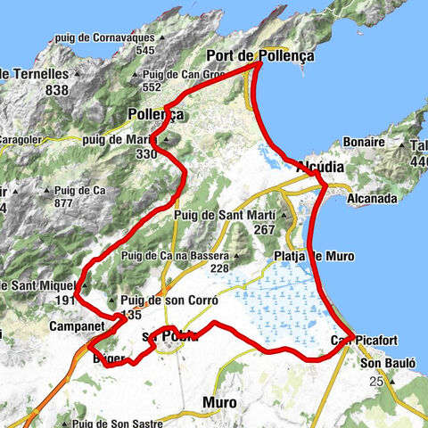 Platja de Muro - Oratori de Santa Anna - Sant Jaume - Alcúdia