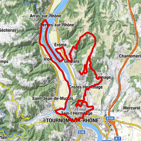 Gervans - Colline de l'Ermitage - Chapelle Saint-Christophe - Église Notre-Dame