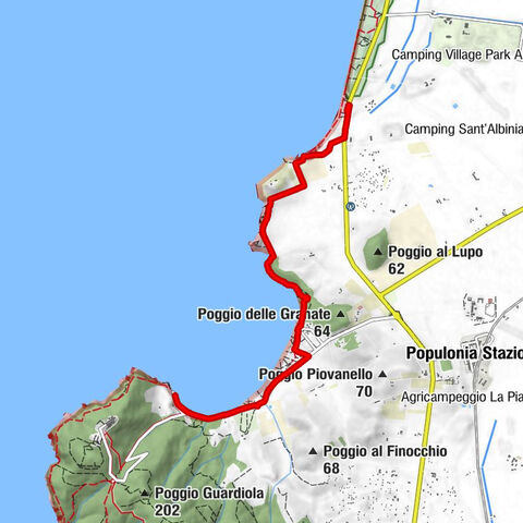 Piombino - La Pergola Golfo Baratti - Cappella di San Cerbone - La Perla