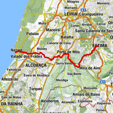 Miradouro de São Brás - Igreja Velha de Pedreiras - Igreja de Nossa Senhora da Consolação - Fátima