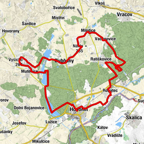 Hodonín - Pod Búdama - Vyšicko - Všech svatých