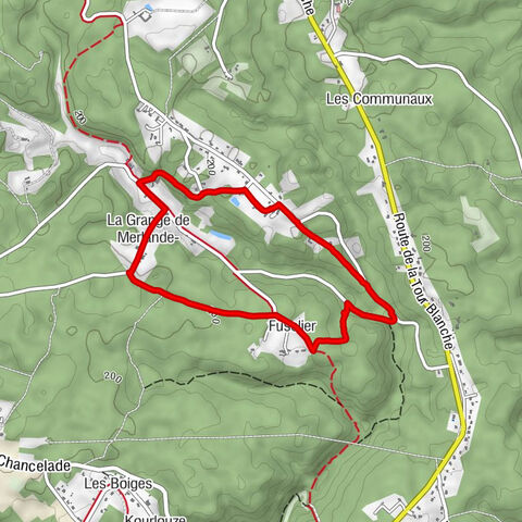 Prieuré Saint-Jean-Baptiste - Fuselier - La Grange de Merlande- - La Chapelle-Gonaguet