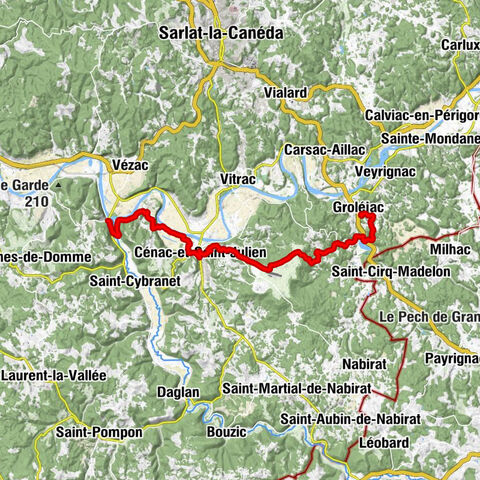 Castelnaud - Église Notre-Dame de la Nativité de Cenac - Église Notre-Dame-de-l'Assomption - Groléjac