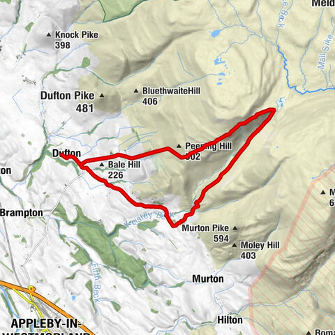 Dufton - Low Pots - High Pots - Keisley