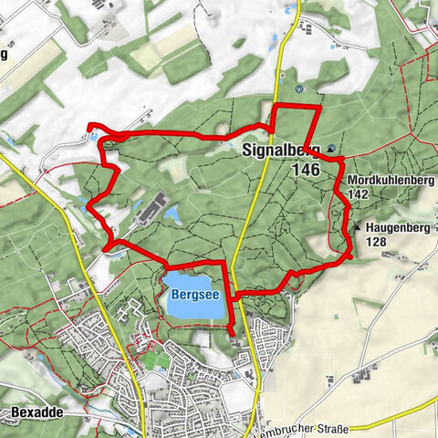 Damme - Mordkuhlenberg - Aussichtsturm Mordkuhlenberg - Signalberg
