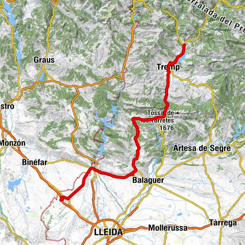 Albelda - Jaros Kebab - Santa Maria del Pla - Mare de Déu de la Ribera