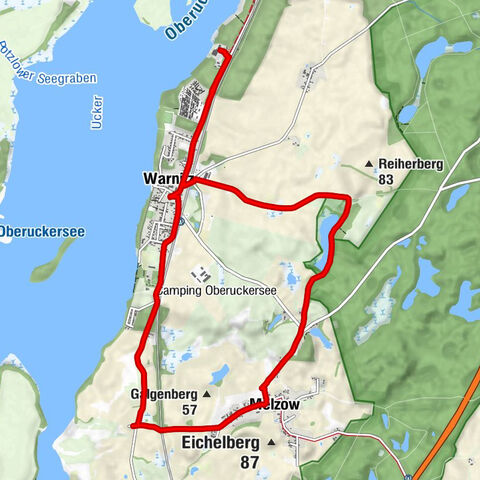 Provence - Deutsche Eiche - Dorfkirche Warnitz - Kienberg