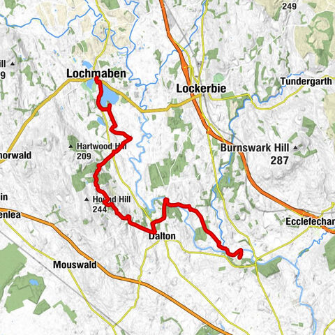 Lochmaben - Hightae - Almagill Hill - Dumfries and Galloway