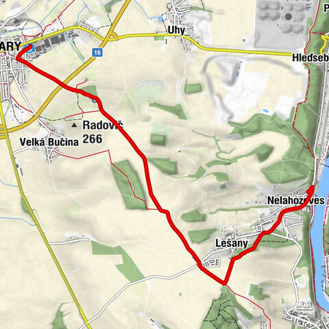 svatý Ondřej - Nelahozeves - Velvary