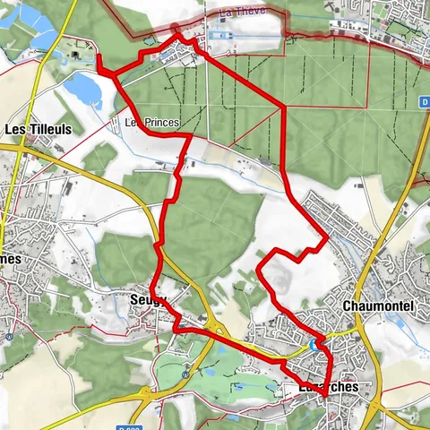 Luzarches Circuit - Royaumont Abbey