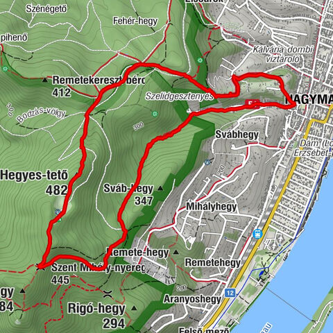 Nagymaros Juliánusz kilátó nagy kör