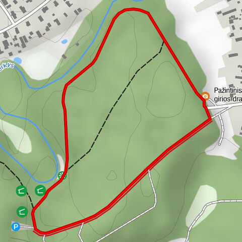 Valkininkų seniūnija - Valkininkai - Vaizdas į Merkį