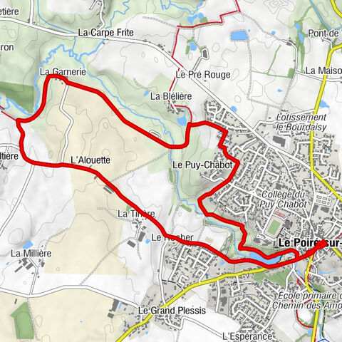 Le Poiré-sur-Vie - Église Saint-Pierre - La Garnerie - La Tirière