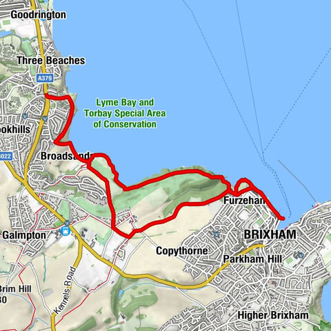 Paignton - Brixham - Churston - Churston Ferrers