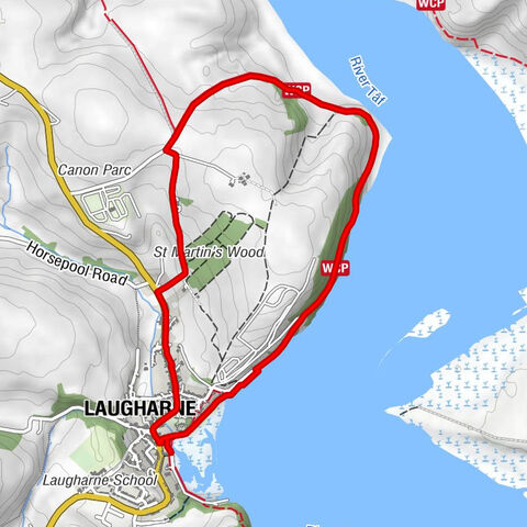 Laugharne - St Martin's Church, Laugharne - Laugharne Township