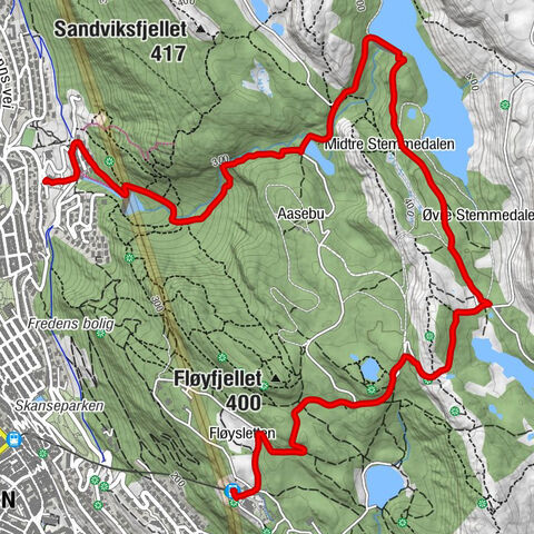 Bergenhus - Fløyen - Bergen