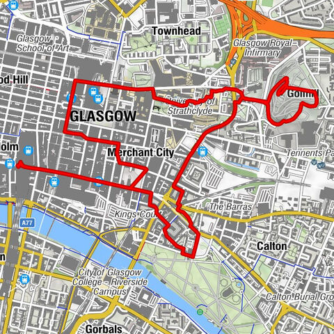 Glasgow Central Low Level - Golfhill - Glasgow - Blythswood Holm
