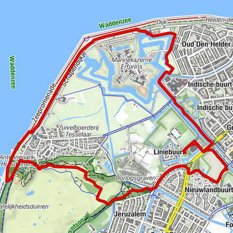 Den Helder - Storm aan Zee - Liniebuurt