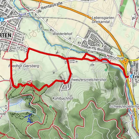 From Himmelreich over the Giersberg and back