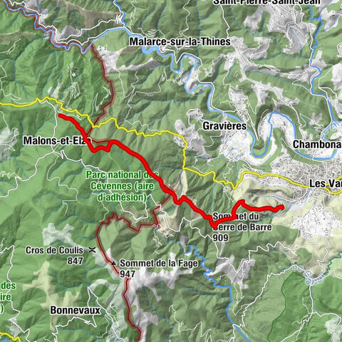 Naves - Aven des Cèdres - Sommet du Serre de Barre - Église Saint-Jacques