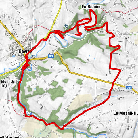 Gavray - Le Pont Gaché - Hamel au Fèvre - La Relierie