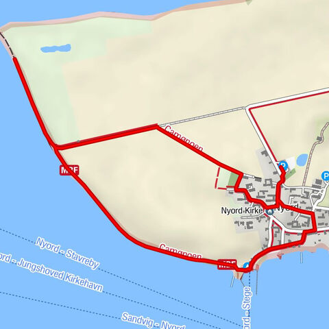 Vordingborg Kommune - Nyord Kirke - Nyord (Postbåden Røret) - Nyord
