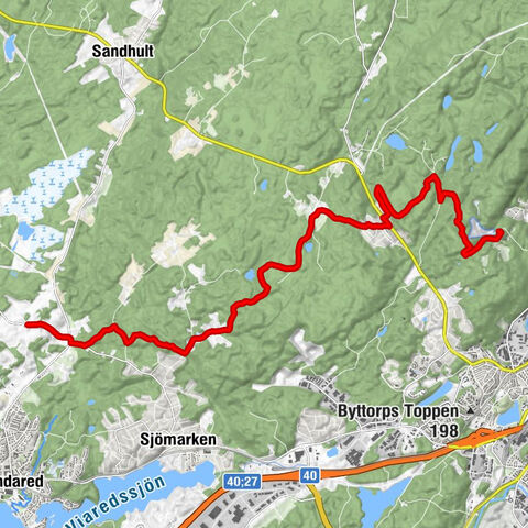 Nordtorp - Backabo - Källeberg - Borås