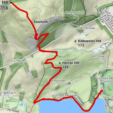 Fife - Harran Hill - Benarty Hill - Seamark