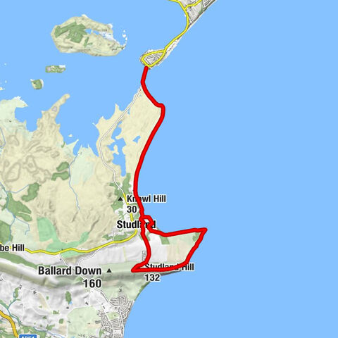 Bournemouth - Studland Hill - St Nicholas - Sandbanks