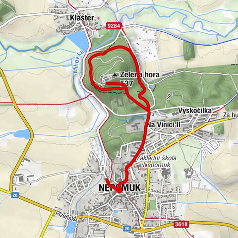 Nepomuk - Švejk restaurant U Zeleného stromu - Zelená hora