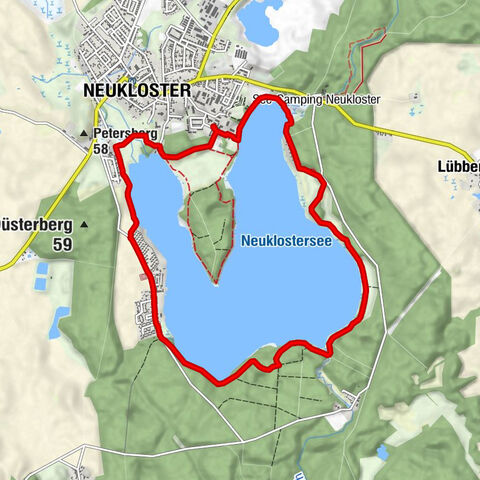 Neukloster - Nakenstorf - Seeblick