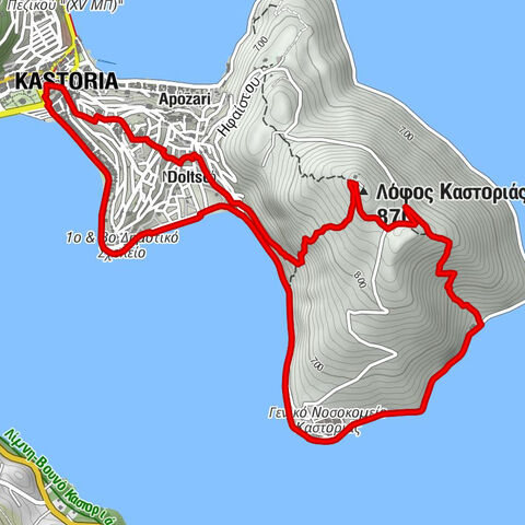 Καστοριά - Αγία Κυριακή - Λόφος Καστοριάς - Δήμος Καστοριάς