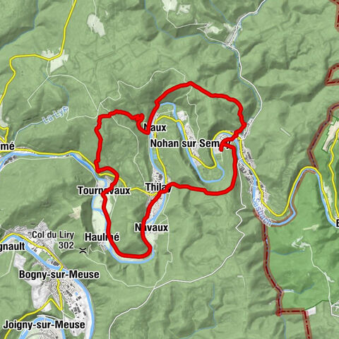 Newet - Les Hautes-Rivières - Naux - Tournavaux