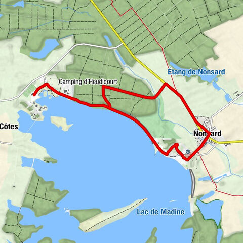 Lac de Madine, Site de Heudicourt - Brasserie du Port - La Pergola - Les Essarts