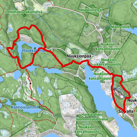 Nuuksio - Solvalla - Nuuksionpää