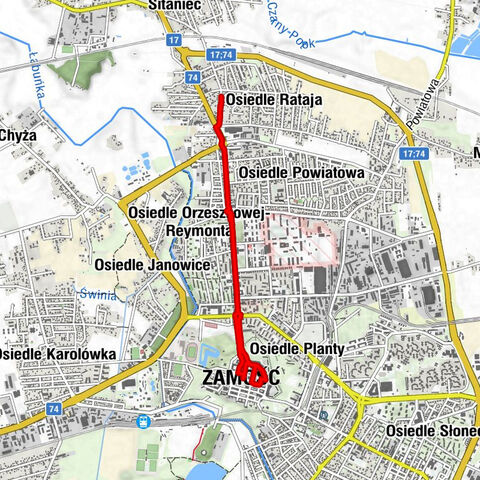 Osiedle Orzeszkowej-Reymonta - Przedmieście Lubelskie - Kościół pw. Świętej Katarzyny - Zamość