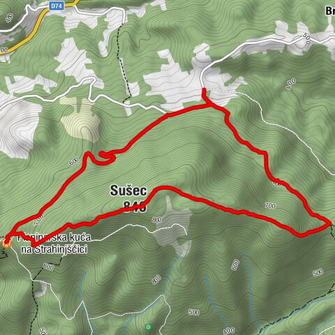 Strahinje - Planinarska kuća na Strahinjščici - Sušec - Radoboj