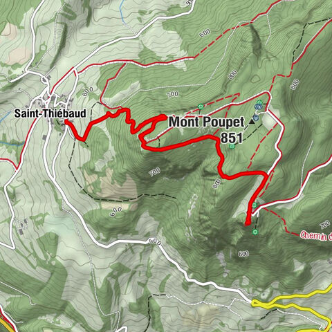 Église Saint-Thiébaut - Croix du Poupet - Saint-Thiébaud