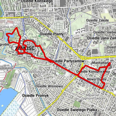 Manhattan - Kościół pw. Świętej Katarzyny - Kościół pw. Zwiastowania Najświętszej Maryi Panny w Zamościu - Kościół Najświętszego Serca Pana Jezusowego i Narodzenia NMP