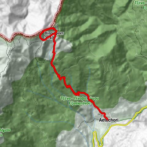 Αετοχώρι - Κοιλάδα βράχων - Βίσογκραντ