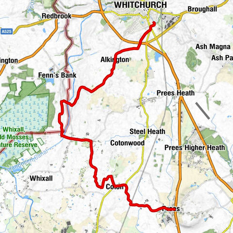 Prees - Coton - Stanley Green - Whitchurch Rural