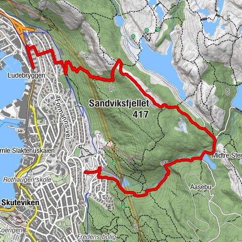 Bergenhus - Bergen - Sandviksfjellet